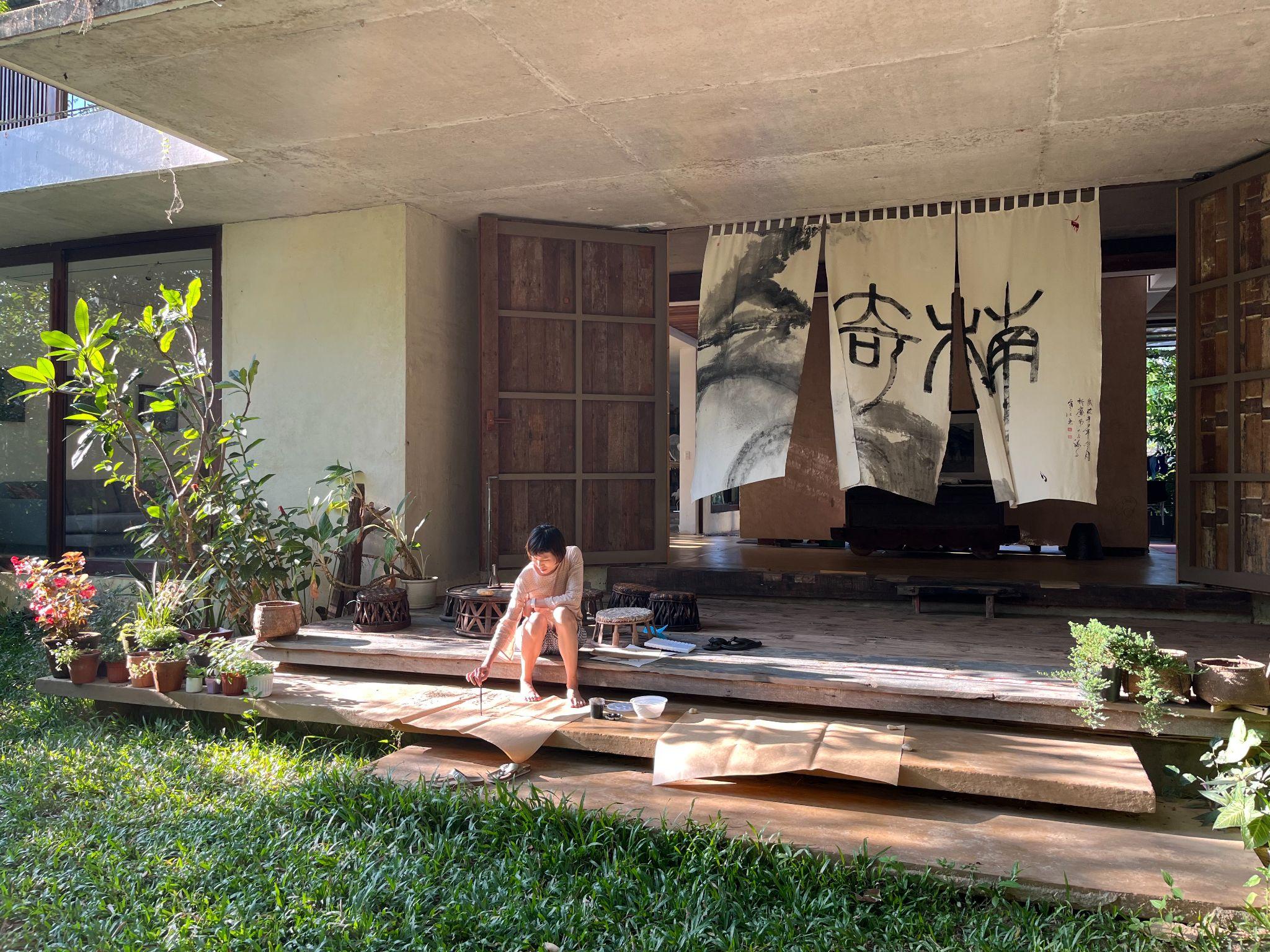 Kyara Art House exterior and gardens